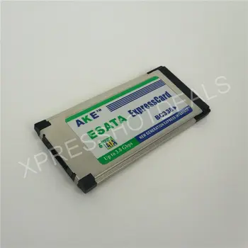 Skrite eSATA SATA II 2.0 Express Card Adapter 34 mm ExpressCard Adapter za Notebook Laptop 23299
