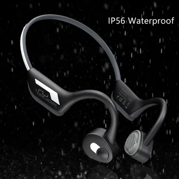 BGreen J31 Kostne Prevodnosti Slušalke Bluetooth Šport Slušalke Nepremočljiva Kolesarjenje Slušalke Z Svetilnosti Barve Za Tek Pohodništvo 5