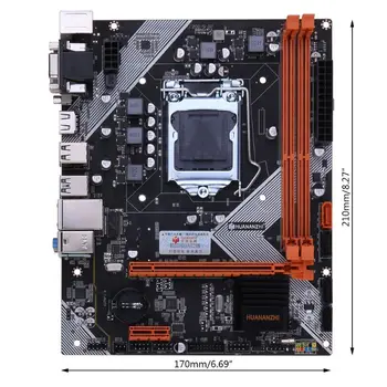 Huananzhi B75 Desktop Motherboard LGA1155 za i3 i5, i7 PROCESOR Podpira ddr3 Pomnilnik 23395