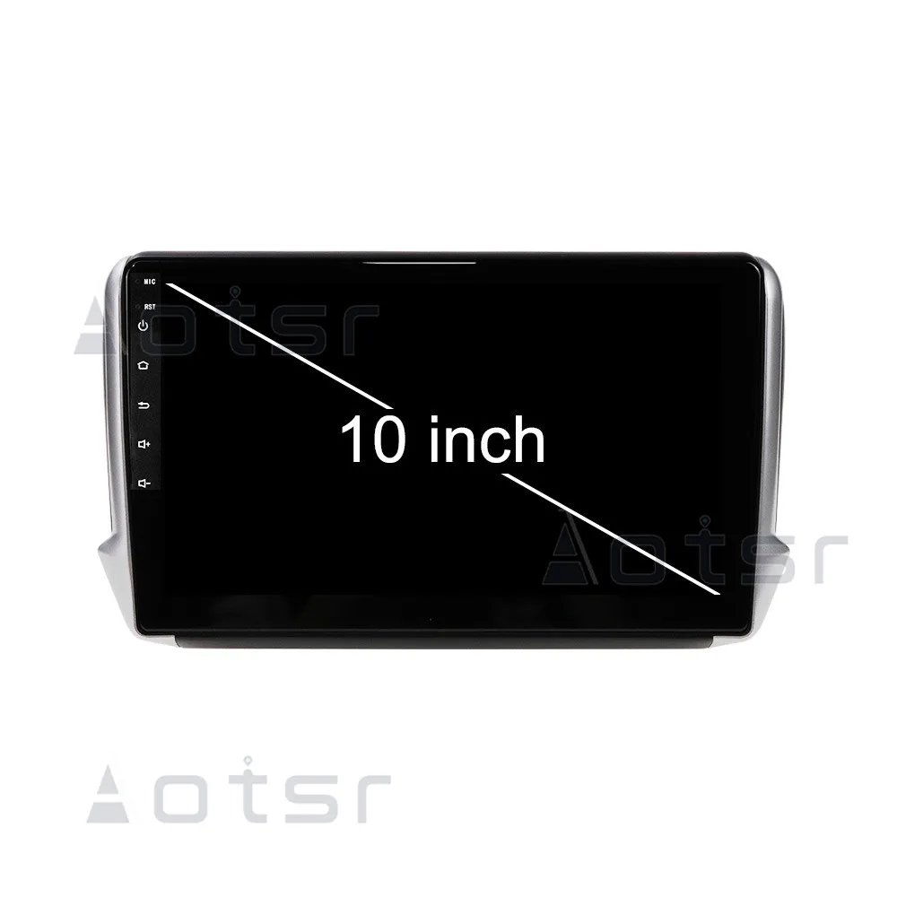 AOTSR Android 10.0 16GB Avto Multimedijski Predvajalnik Za Peugeot 2008 208 2011-2019 1 din Stereo radio, GPS Tracker vodja enote Stereo 5