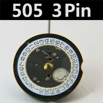 3 Pin Quartz uro Gibanje Za Ronda 505 Datum Na 3' Datum na 6' z Baterijo Steblo Watch Popravilo Opreme 1