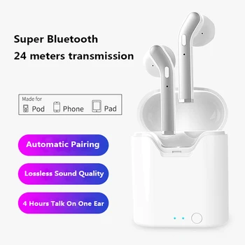 Brezžična tehnologija Bluetooth 5.0 Slušalke Čepkov V Mini-Ušesa Hrupa Preklic Slušalke za mobilni telefon Športne Slušalke 5