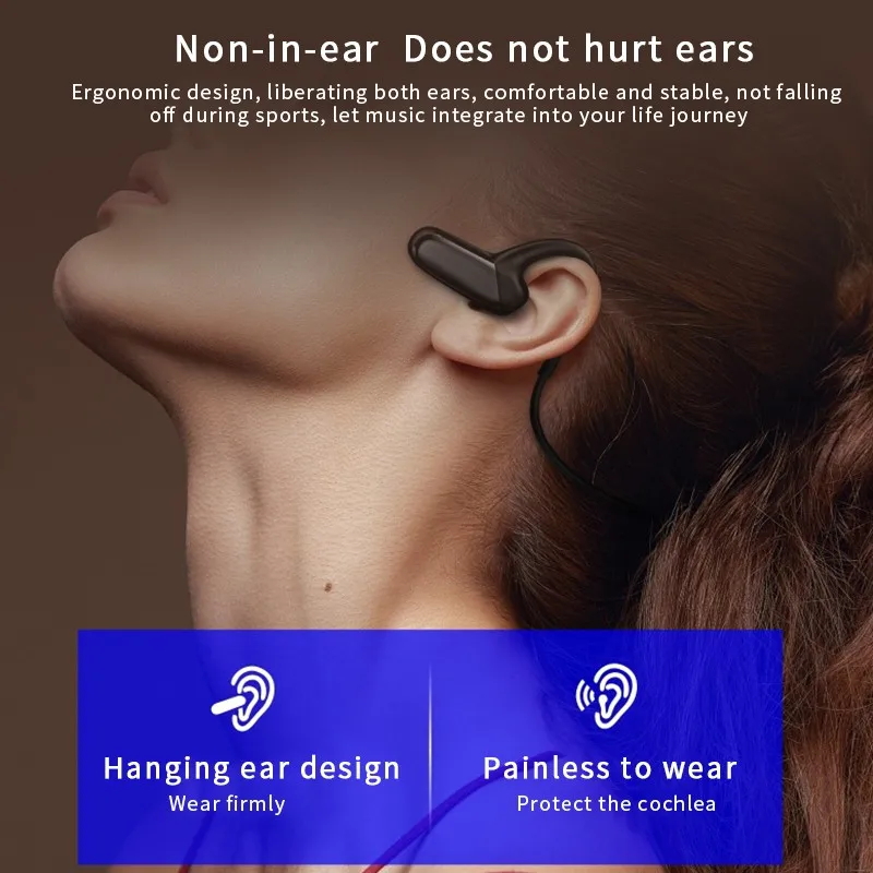 2020 Nove Slušalke Z Kostno Prevodnost Slušalke Bluetooth Brezžične Slušalke Slušalke TWS Športih na Prostem Nepremočljiva Čepkov 5