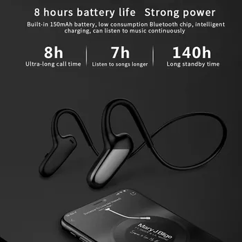 2020 Nove Slušalke Z Kostno Prevodnost Slušalke Bluetooth Brezžične Slušalke Slušalke TWS Športih na Prostem Nepremočljiva Čepkov 1