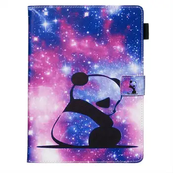 Nova Mačka Natisnjeni PU Usnjena torbica Za Novi iPad mini 5 2019 za 7,9 palčni Smart Cover Za iPad Mini 1 2 3 4 5 Funda tablični primeru+Film+Pen 0