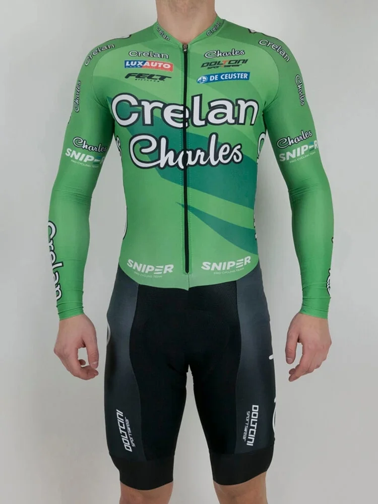 Willems Crelan moških skinsuit kolesarski dres triatlon oblačila conjunto ropa ciclismo hombre GORSKO kolesarskih oblačil pro team jumpsuit 0