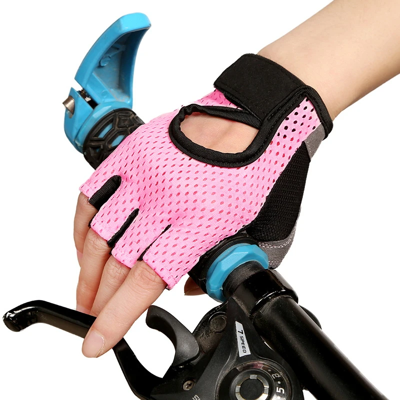 Poletne kolesarske rokavice z gel ceste, kolesarske rokavice moški ženske Gorsko kolo Tanke Dihanje Pol prst rokavice MTB guantes ciclismo 1