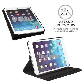 Ohišje Za iPad 2 Pokrov Modeli A1395 A1396 A1397 360-Stopinjski Zasuk PU Usnja za iPad 2 3 4 Stojalo Držalo Primerih Smart Primeru Lupini 5