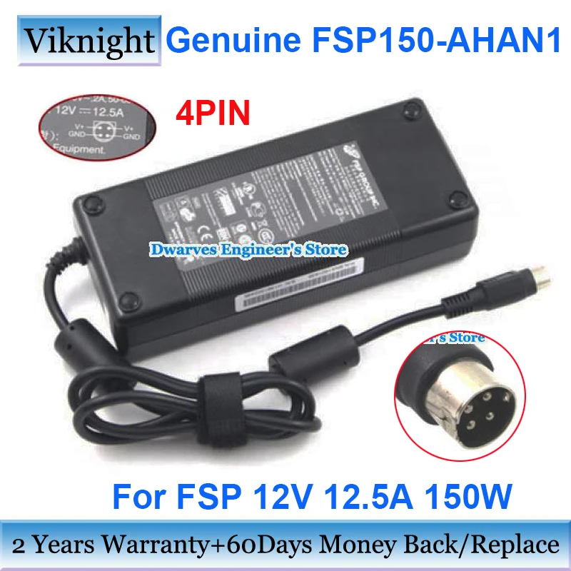 Original 12V 12.5 A 150w FSP ac Napajalni Adapter za Polnilnik za QNAP TS-412 NAS TS-410 DPS-150NB-1B FSP150-AHAN1 Prenosni Adapter 1