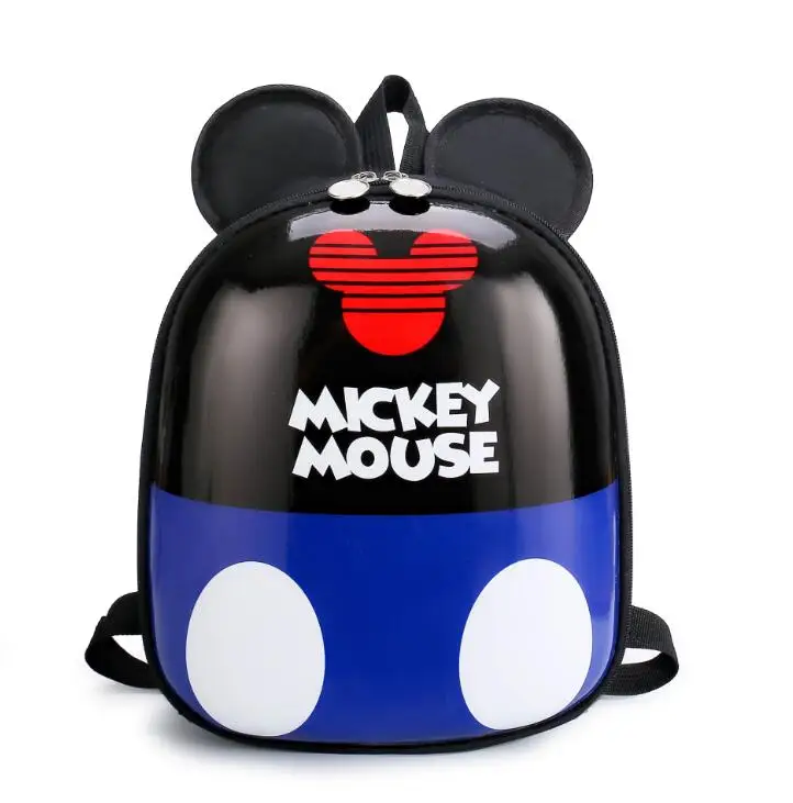 Disney nova otroška šolska torba vrtcu fant otroka, jajčne lupine, nahrbtnik risanka Mickey mouse luštna deklica nahrbtnik 3