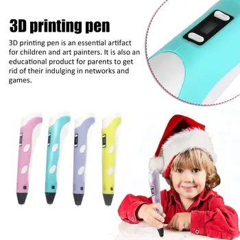 Ustvarjalna otroška Risba 3D Tiskanje Pero 3D Tiskanje Pero Izobraževalne Igrače Slikarstvo 3D Pero Dan Otrok Darilo 4