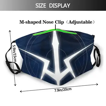 Code Geass Lelouch Lamperouge Nadnaravno Animacija Mascarilla Masko na Obrazu Masko Kodo USTVARJALNE Maske Z Filtri 1