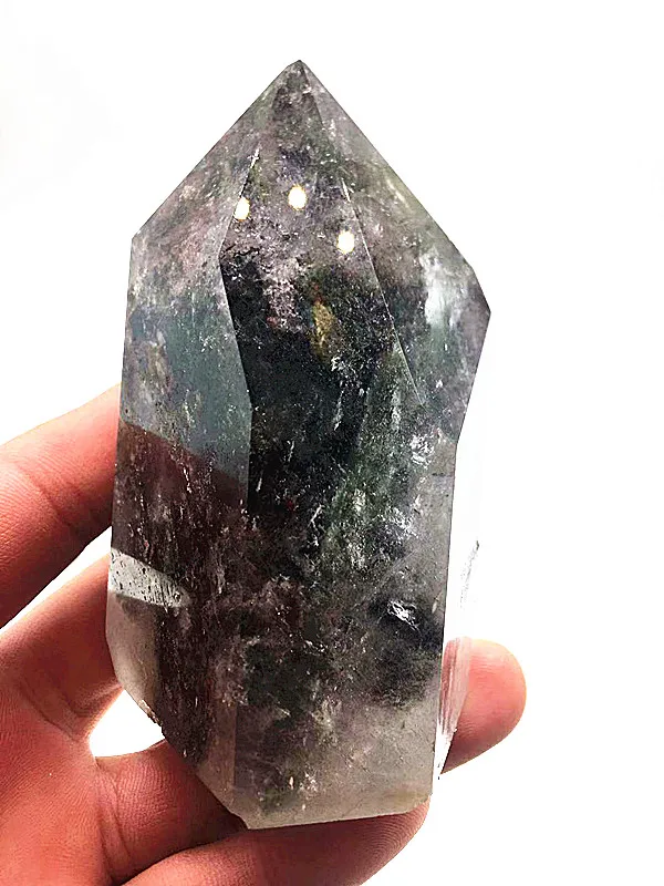 Naravni quartz crystal Duha čakra predstavlja Energijo Vrt Čarobno palico za Božič 1