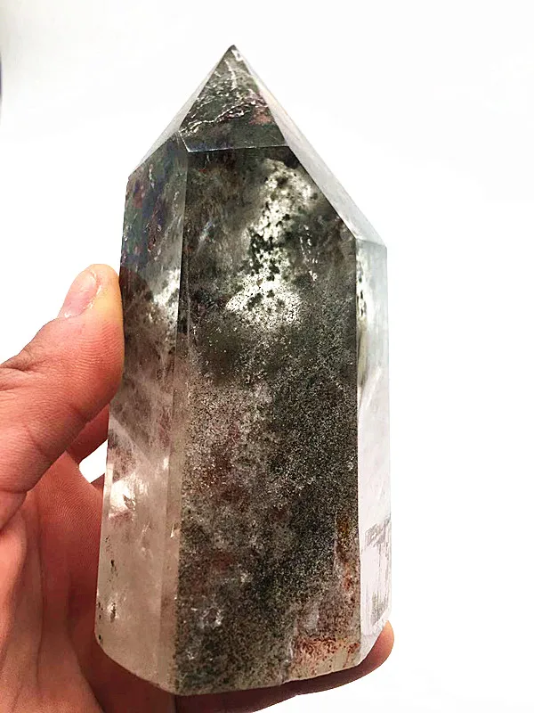 Naravni quartz crystal Duha čakra predstavlja Energijo Vrt Čarobno palico za Božič 3