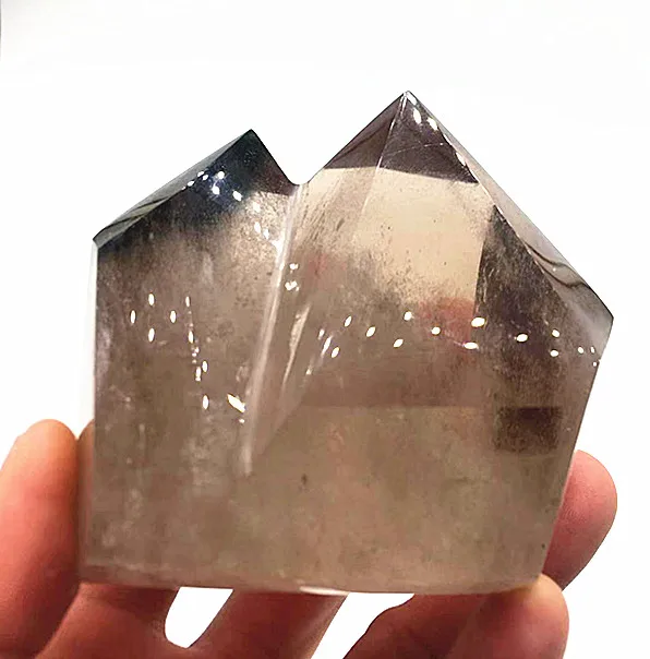 Naravni quartz crystal Duha čakra predstavlja Energijo Vrt Čarobno palico za Božič 5