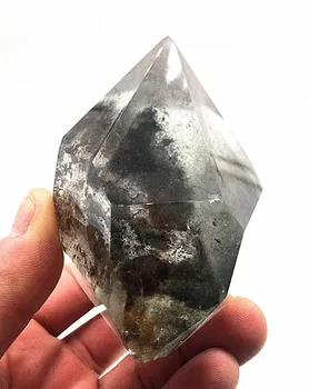 Naravni quartz crystal Duha čakra predstavlja Energijo Vrt Čarobno palico za Božič 25012