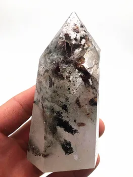 Naravni quartz crystal Duha čakra predstavlja Energijo Vrt Čarobno palico za Božič 2