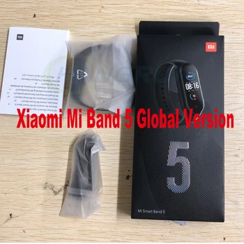 Globalna Različica Xiaomi Mi Pasu 5 Pametna Zapestnica Miband 5 Smartband Fitnes Traker Bluetooth Šport Nepremočljiva Miband5 Smart Band 4