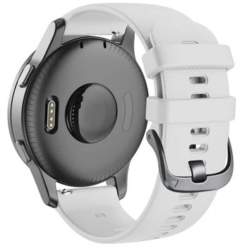 Silikonski Watchband Trak za Garmin Vivoactive 4 Forerunner 645 245 Za Huawei Watch GT 2 42/46mm Pametna Zapestnica Manšeta Trak 2