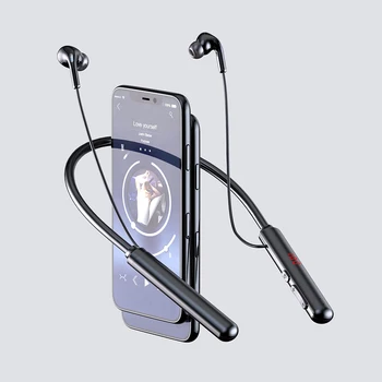 S960 Brezžične Bluetooth Slušalke Stereo Glasbe, Slušalke Šport Bluetooth Slušalke LED baterije zaslon TF kartico, predvajanje glasbe 4