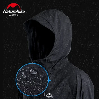 Naturehike Windproof Dežni Ultralahkih Rainwear Dihanje Poncho Dolgo Slog Za Zunanjo Kampiranje, Pohodništvo, ki Potujejo NH20FS006 3