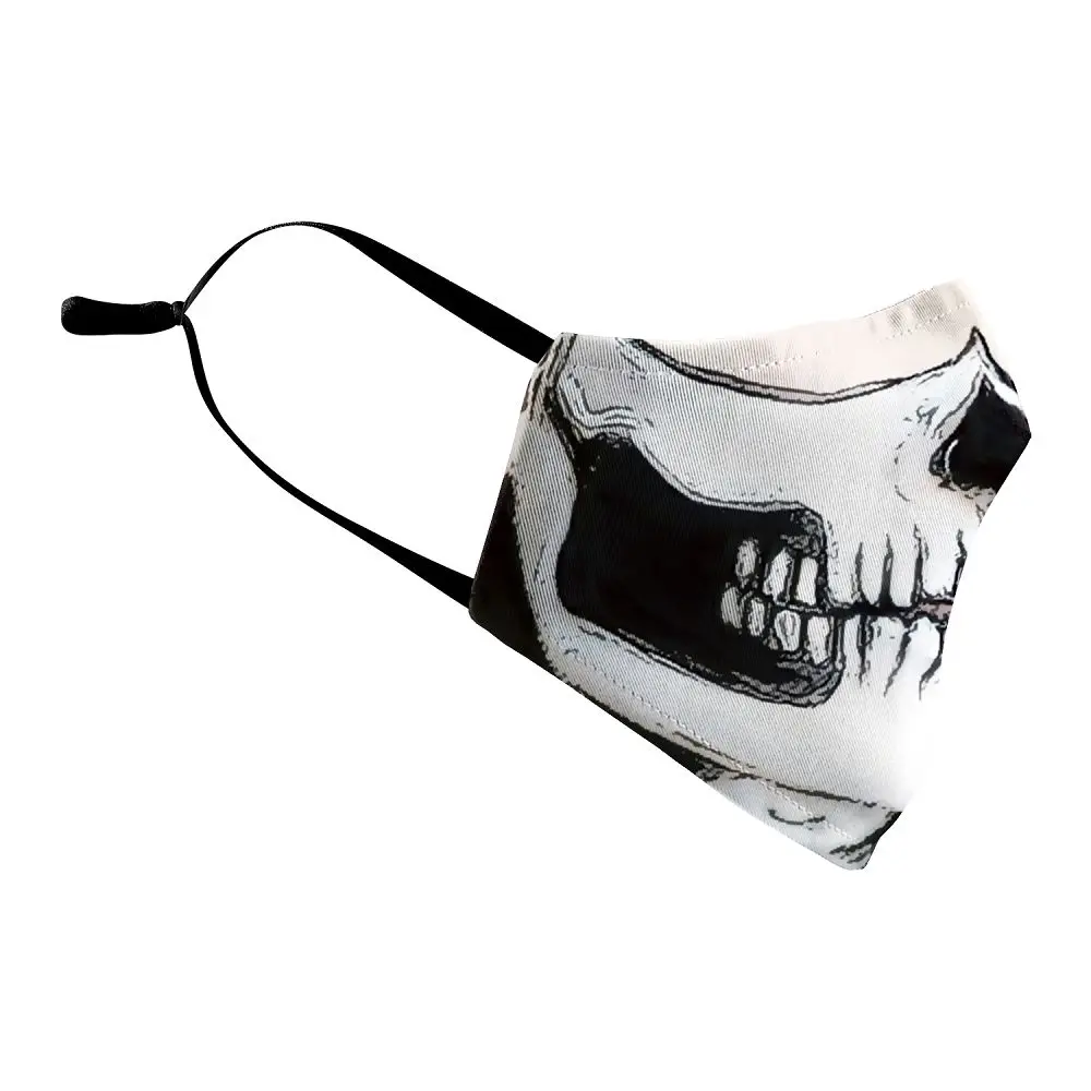Smešno Joker Maske 3D Fashion Lobanja, Tiskanje Odraslih Usta Zajema Halloween Cospaly Stranka Ponovno Stroj Obraz Pad oglje 4