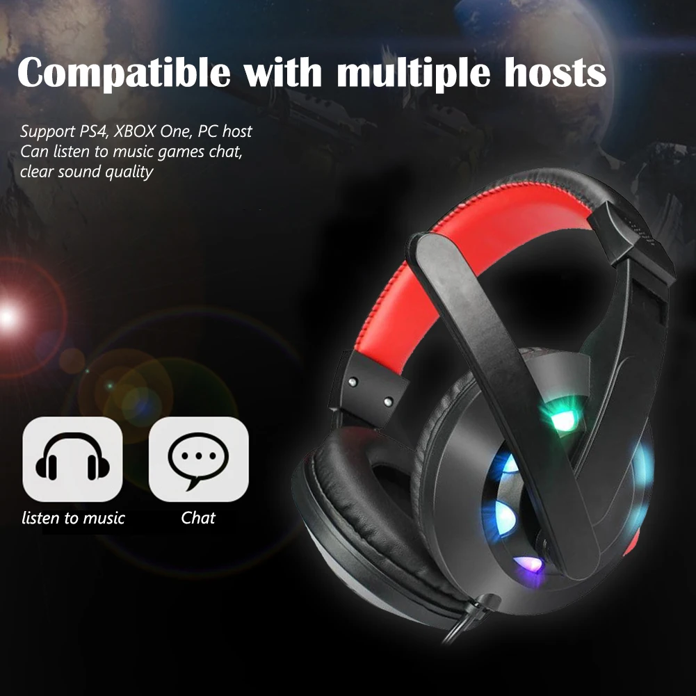 K3 3,5 mm, USB, 7.1 Žično Gaming Slušalke RGB Razsvetljavo, Audio Nad-Uho za Nov Xbox En/Laptop/Tablični Računalnik Gamer 3