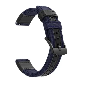 Tkani Najlon Trak Watchband za Garmin Venu SQ / SQ Glasba / Vivoactive 3 Zapestnica Pametno Gledati Šport Manšeta Zamenjava Pasu 5