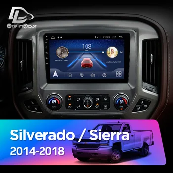 Prelingcar Android 10 ŠT DVD 2Din avtoradio Večpredstavnostna Video Predvajalnik Navigacija GPS Za Chevrolet Silverado GMC sierra-2018 4