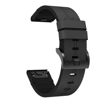 Usnje Watchband Trak za Garmin Fenix 5X/5XPlus/3/3HR/6X Band Pametno Gledati 26 mm modni športni Manžeta Zapestnica za Fenix 6X 2