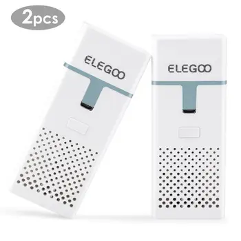 ELEGOO 2pcs Mini Čistilec Zraka Nastavite z aktivnim Ogljikovim Filtrom in Univerzalni Adapter za LCD,DLP,MSLA Smolo 3D Tiskalnik 1