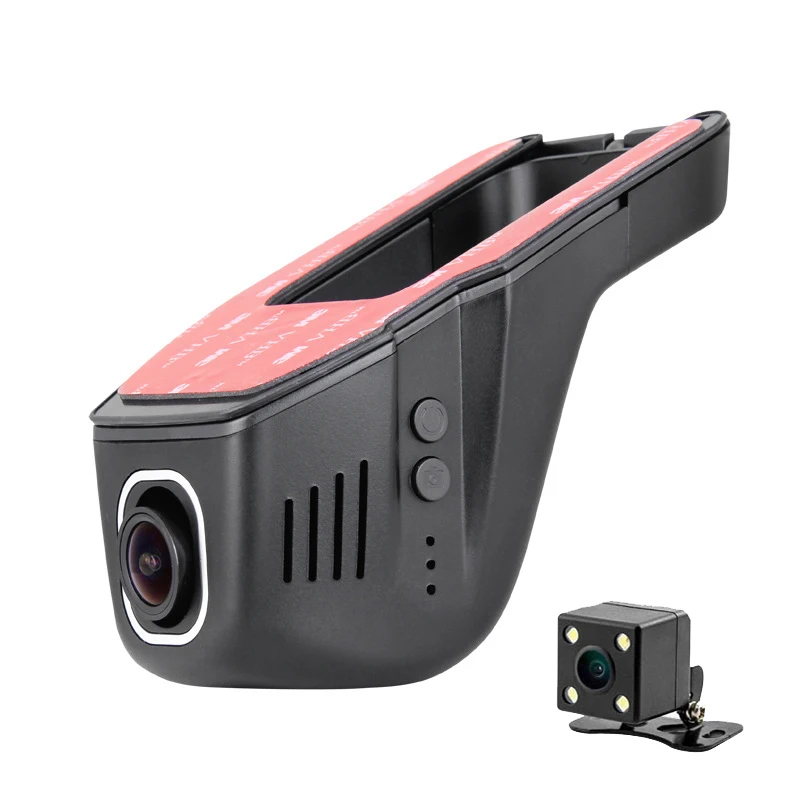 E-ACE Skrite Mini Wifi Kamera Avto Dvr Dvojno Objektiv Auto Video Snemalnik Dashcam Registrator Dvr Dash Naperki Full HD 1080P Blizu Vizijo 2