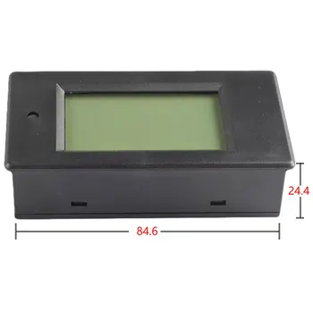 DC LCD Combo Meter KWH Watt Plošči Merilnik Digitalni Prikaz Napetost, Trenutna Moč Poraba Električne Energije Merilnik Baterije Tester 5