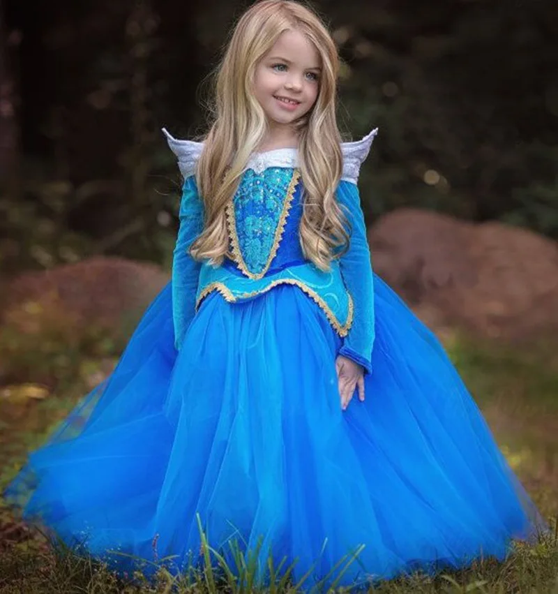 Disney Zamrznjeno Baby obleko Otrok Princesa Božični Kostum Otroci Halloween Carnival Party igra Vlog Opravljanje Dekliška Oblačila 5