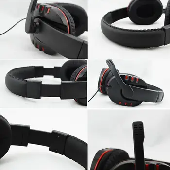 Slušalke 3.5 mm Žično Gaming Slušalke Slušalke Glasbeni Mikrofon Za PS4 Play Station 4 Igre PC Klepet računalnik Z Mikrofonom 3
