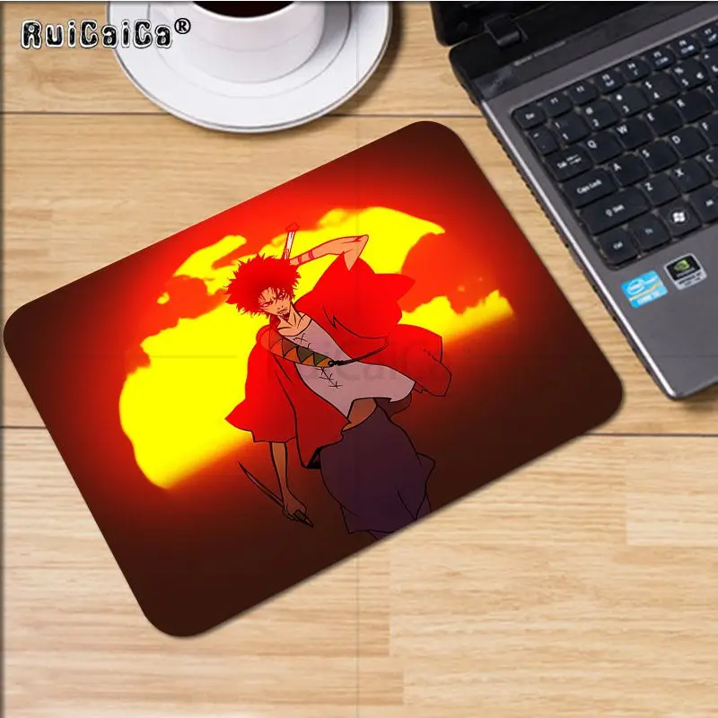 RuiCaiCa Samurai Champloo Lep Anime Miško Mat Hitrost/Nadzor Različico Veliko Gaming Mouse Pad 3