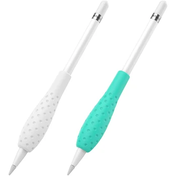 2 Pack Svinčnik Silikonski Ergonomska Grip Držalo Zaščitni Rokav Kritje Pribor Za Apple Svinčnik 1. / 2. Generacije 3