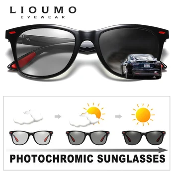 LIOUMO Klasičnih Kvadratnih sončna Očala Za Moške Polarizirana Očala Ženske Photochromic Buljiti Vožnje Anti-Glare lentes de sol hombre 26937