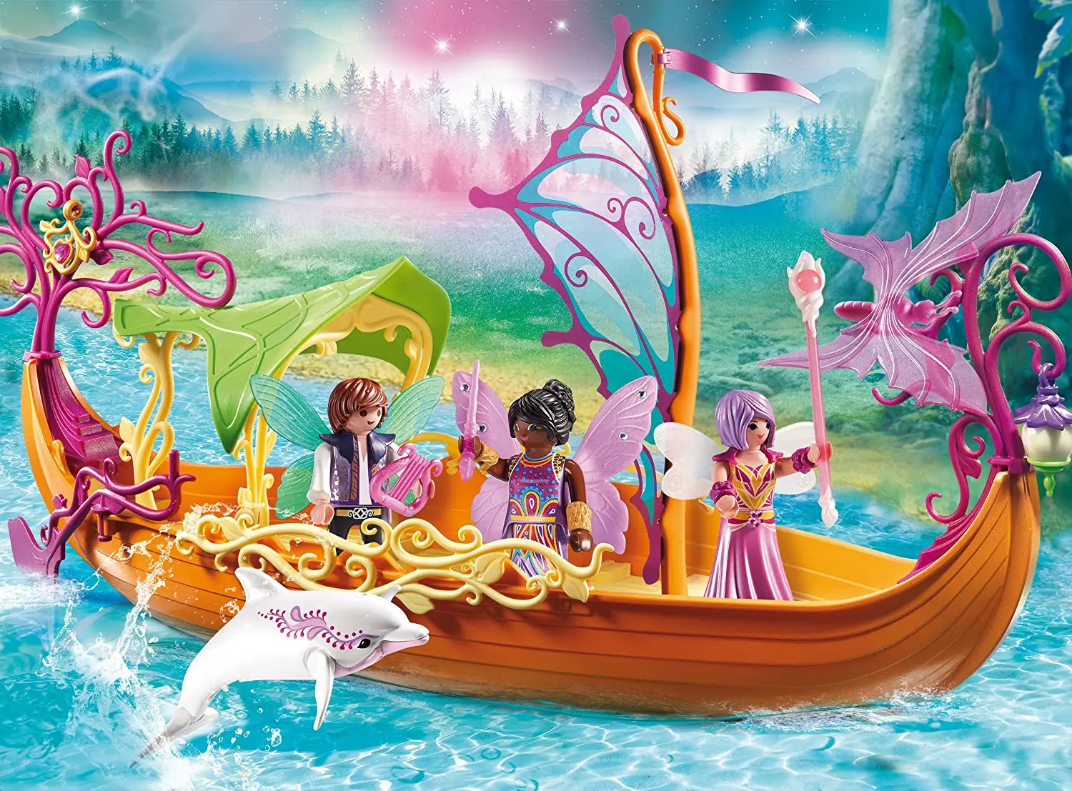 Playmobil Vile 9133 romantično ladjo igrajo Playmobil Original Za Fante, Dekleta od 3 let, 2