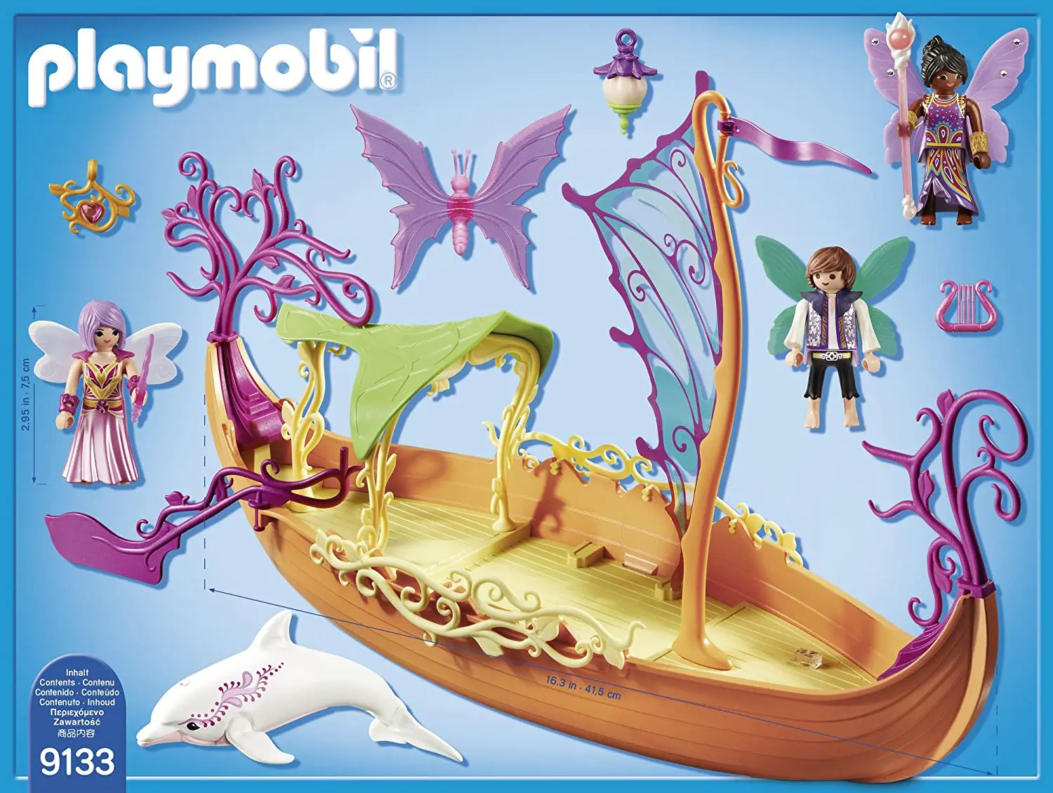 Playmobil Vile 9133 romantično ladjo igrajo Playmobil Original Za Fante, Dekleta od 3 let, 3