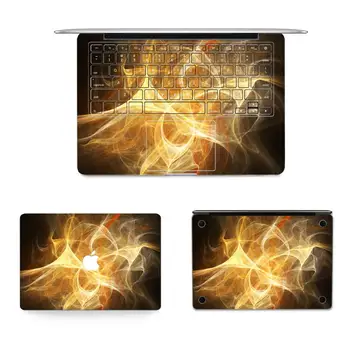 Prenosnik Teksturo Laptop Telo Nalepko Varovalne Kože, Vinilne Nalepke za Macbook Air Pro Retina 11