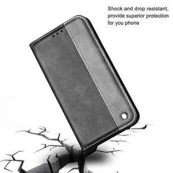Luksuzni Letnik Flip Case Za iPhone 7 Plus 5 5 JV 6 6S 8 Plus X XR XS Max 11 Pro PU Usnje Primerih Magnet Funda Coque Shockproof 3