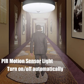 LED Nočna Lučka S PIR Senzor Gibanja LED Noč Lampada Stropne Razsvetljave Stropne Svetilke Za dnevno Sobo 1