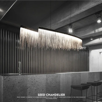Sodobni oblikovalec Nordijska tassel restavracija luksuzni lestenci hotel inženiring verige dnevna soba art viseče luči 27251