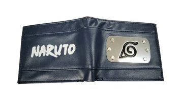 Novo prispe Naruto denarnice braned novega modela, kovinski logo denarnica usnje kartico sim denarnice dvo-krat torbica za moške, ženske 27439