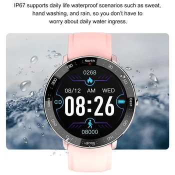 LIGE za Ženske Smartwatch IP67 Nepremočljiva Watch Fitnes Tracker Srčnega utripa Šport Moški Ženske Smartwatch za IOS Android + Box 2794
