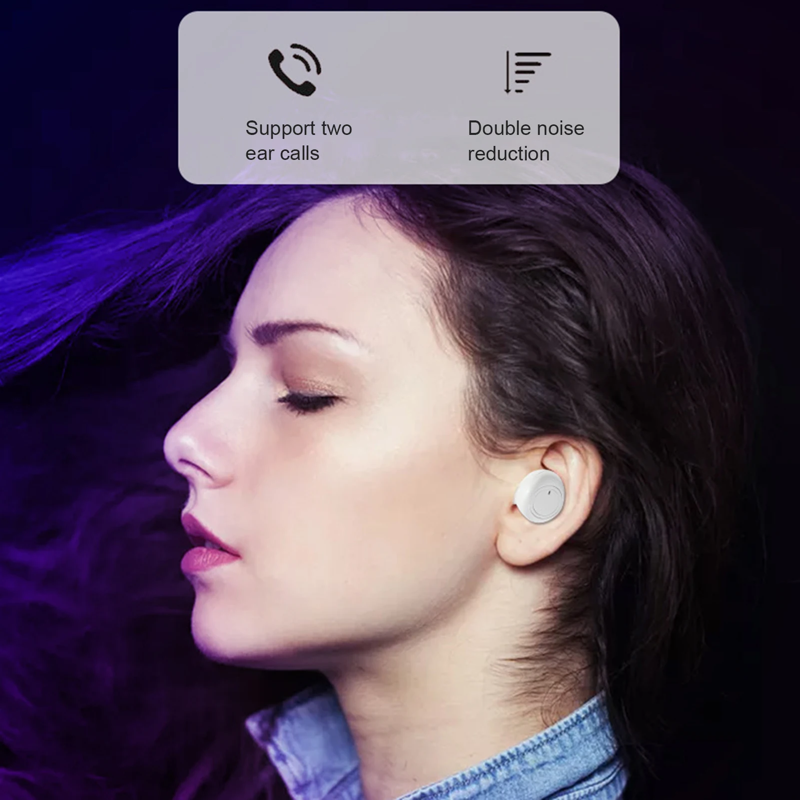 Brezžični Čepkov Bluetooth 5.1 TWS S100 slušalke za Samsung Xiaomi Huawei pametni Telefon 3D Glasbe Športe Z Dvojnim Mikrofonom 2