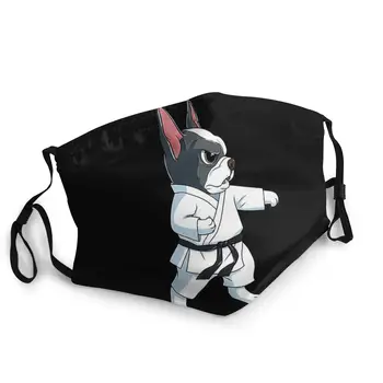 Francoski buldog Varstvo je Maska Karate Taekwondo Kung Fu Stroj Masko za Zaščito Respirator Žarilna za odrasle 4