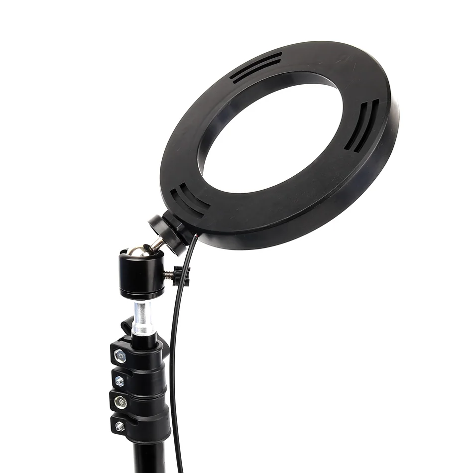 Možnost zatemnitve Obroč LED lučka Studio Fotoaparat Obroč Svetlobe Foto Telefon Video Lučka Lučka S Stativi Selfie Palico Obroč Fill Light 3