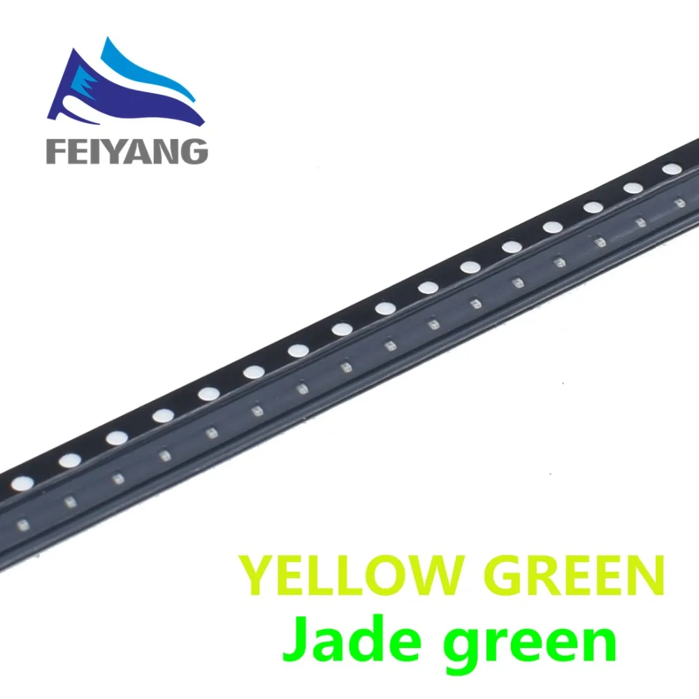 1000pcs 0402 1005 SMD LED zelena/rdeča/modra/bela/rumena Površinski SMT LED Diode Žarnice 0